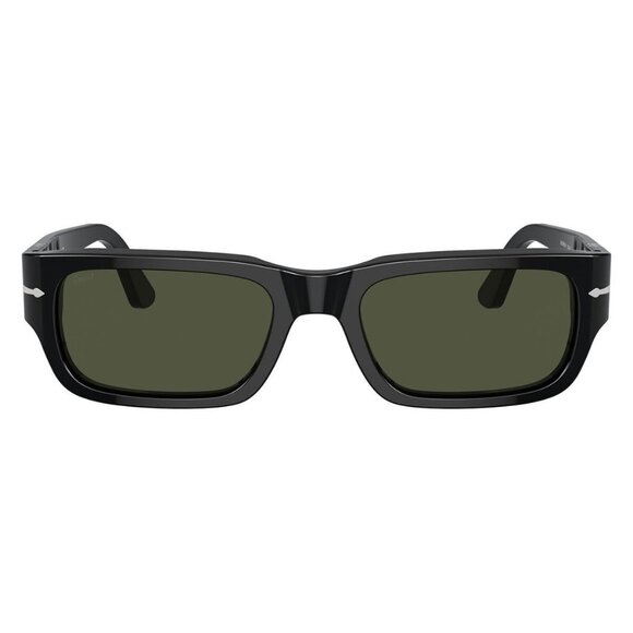 New PERSOL Adrien Black Rectangle PO3347S 95/31 Sunglasses Women - Picture 2 of 6